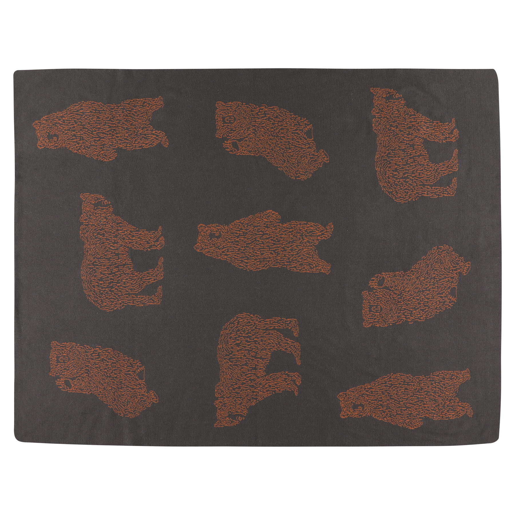 Knitted blanket - Brave Bear